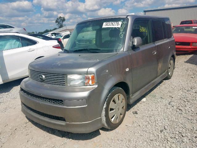 JTLKT324164092615 - 2006 TOYOTA SCION XB SILVER photo 2