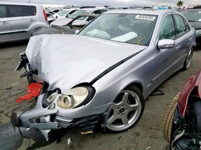 WDBUF56J16A827889 - 2006 MERCEDES-BENZ E 350 SILVER photo 2