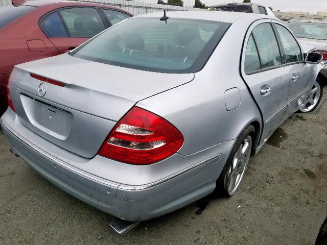 WDBUF56J16A827889 - 2006 MERCEDES-BENZ E 350 SILVER photo 4