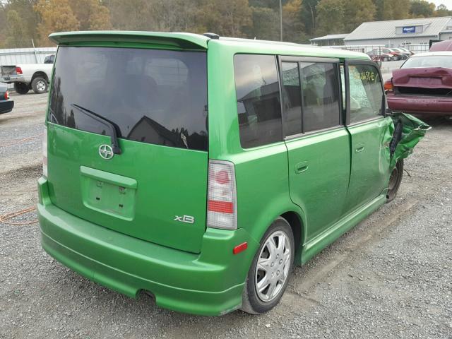 JTLKT334X64075052 - 2006 TOYOTA SCION XB Жасыл фото 4