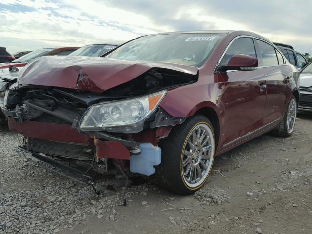 1G4GE5ED9BF312340 - 2011 BUICK LACROSSE C BURGUNDY photo 2