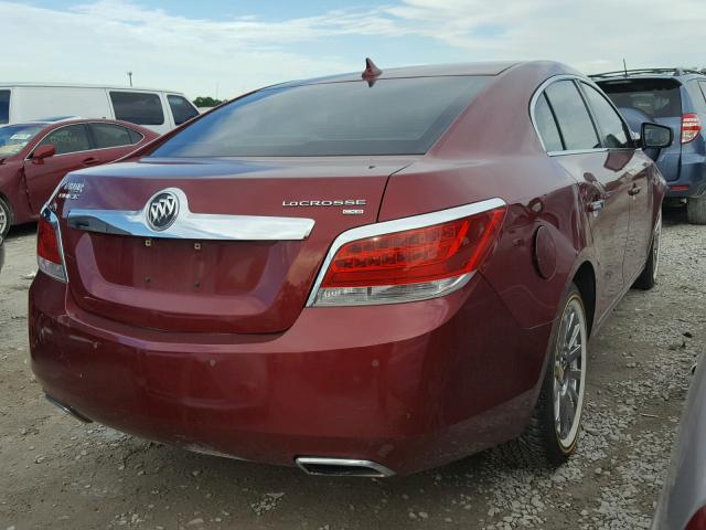 1G4GE5ED9BF312340 - 2011 BUICK LACROSSE C BURGUNDY photo 4