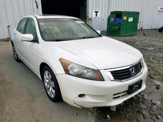 1HGCP36838A059980 - 2008 HONDA ACCORD EXL WHITE photo 1