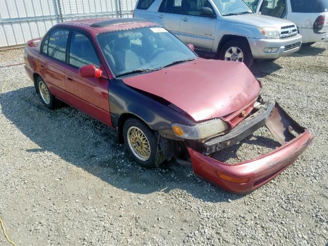 1NXBB02E0VZ587601 - 1997 TOYOTA COROLLA DX BURGUNDY photo 1