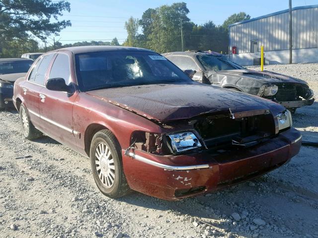 2MEFM75V77X637277 - 2007 MERCURY GRAND MARQ MAROON photo 1