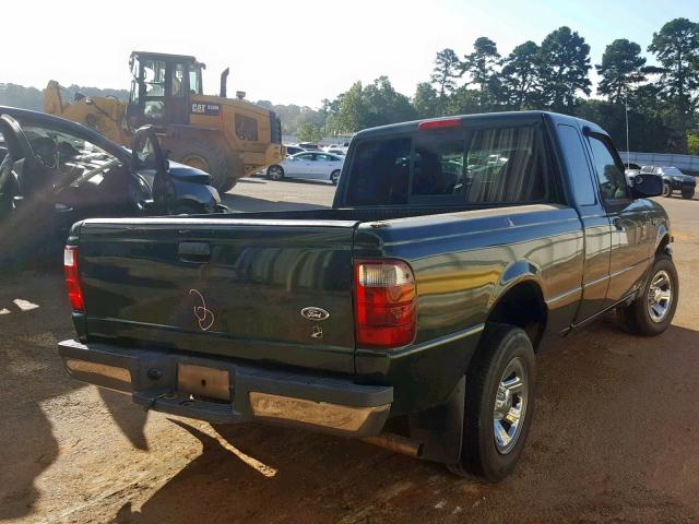 1FTYR44V03PB09639 - 2003 FORD RANGER SUP GREEN photo 4