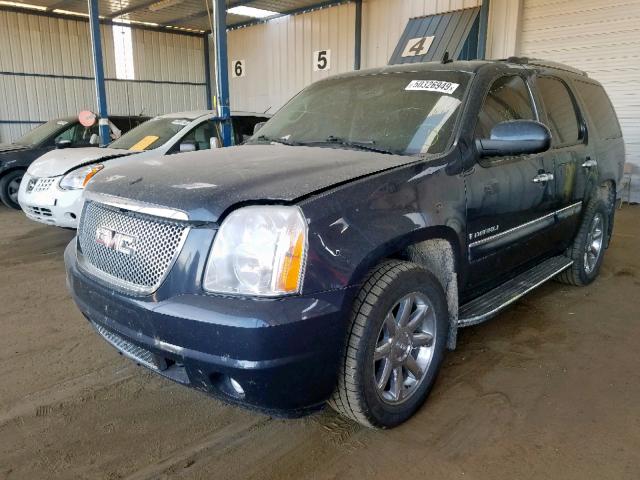 1GKFK63868J212243 - 2008 GMC YUKON DENA BLACK photo 2