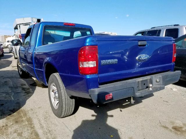 1FTYR14U67PA43366 - 2007 FORD RANGER SUP BLUE photo 3