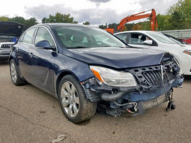 2G4GS5EVXC9153758 - 2012 BUICK REGAL PREM BLUE photo 1