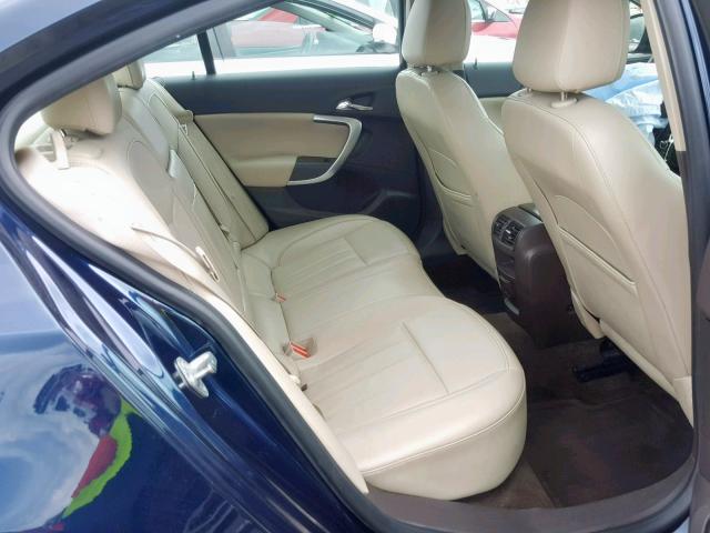 2G4GS5EVXC9153758 - 2012 BUICK REGAL PREM BLUE photo 6