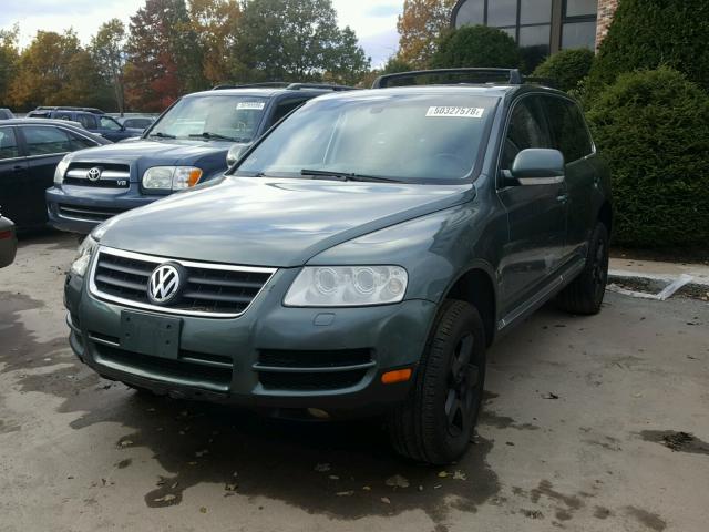 WVGBC67L24D032459 - 2004 VOLKSWAGEN TOUAREG 3. GREEN photo 2