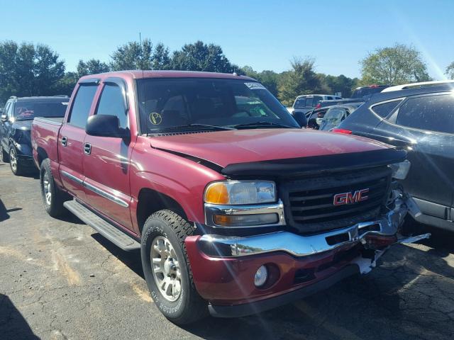 2GTEK13T251350642 - 2005 GMC NEW SIERRA MAROON photo 1