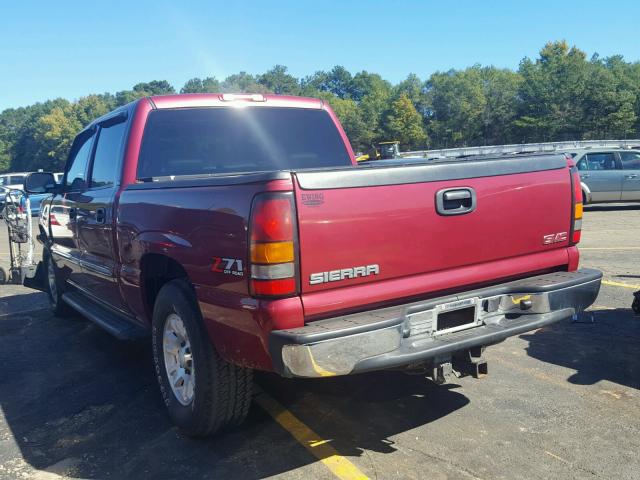 2GTEK13T251350642 - 2005 GMC NEW SIERRA MAROON photo 3