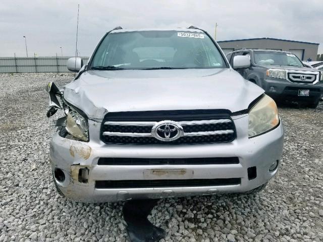 JTMZD31VX66005171 - 2006 TOYOTA RAV4 LIMIT SILVER photo 9