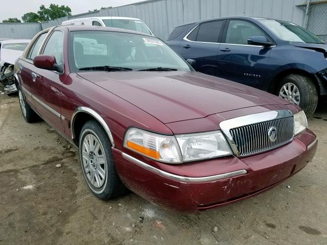 2MEFM74W64X696651 - 2004 MERCURY GRAND MARQ MAROON photo 1