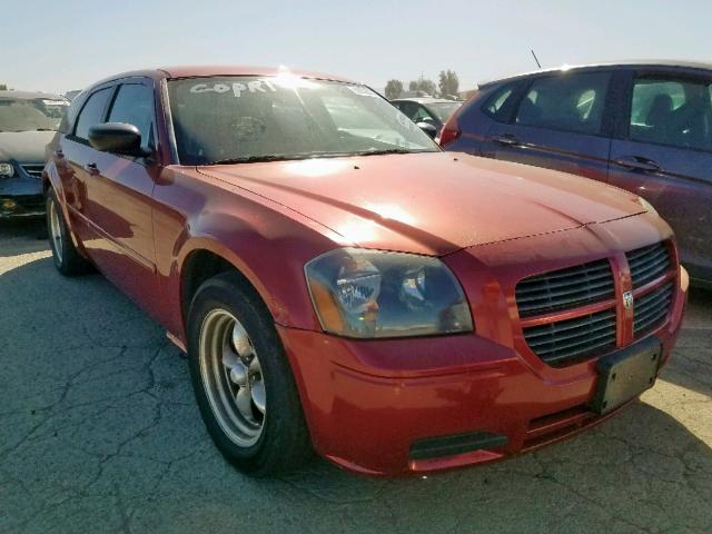 2D4FV48T65H535485 - 2005 DODGE MAGNUM SE BURGUNDY photo 1