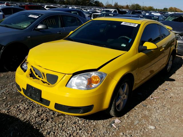 1G2AL15F377142914 - 2007 PONTIAC G5 YELLOW photo 2