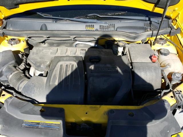 1G2AL15F377142914 - 2007 PONTIAC G5 YELLOW photo 7