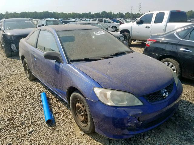 1HGEM22184L061131 - 2004 HONDA CIVIC DX V BLUE photo 1