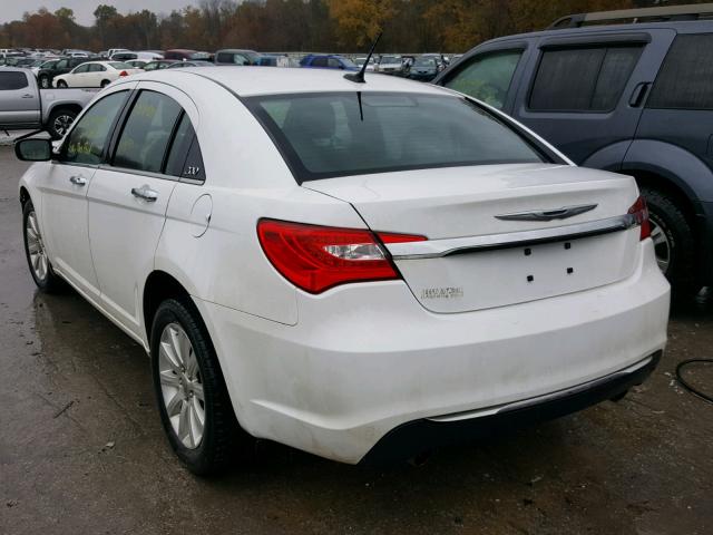 1C3CCBCG2EN183909 - 2014 CHRYSLER 200 LIMITE WHITE photo 3