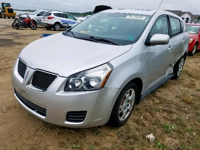 5Y2SP67019Z446003 - 2009 PONTIAC VIBE SILVER photo 2