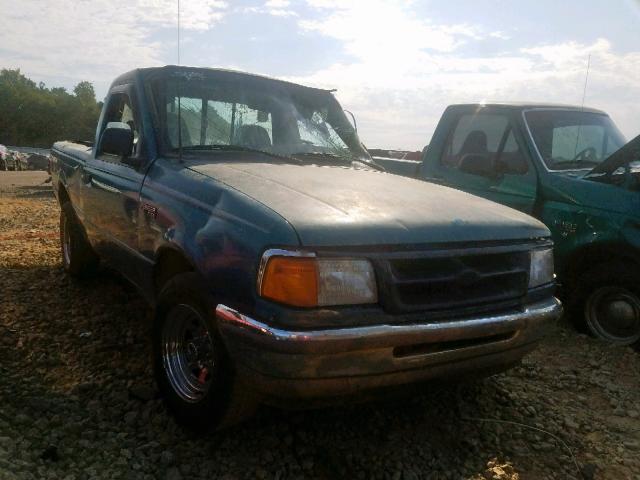 1FTCR10A6TUB10890 - 1996 FORD RANGER GREEN photo 1