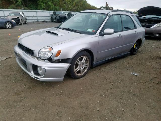 JF1GG29623G801804 - 2003 SUBARU IMPREZA WR SILVER photo 2