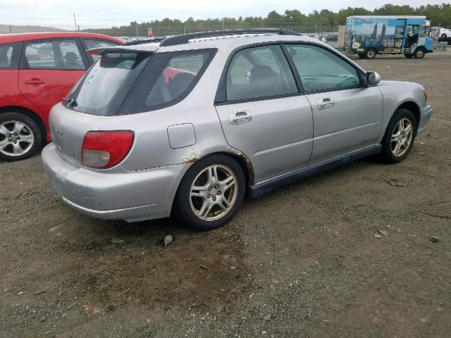 JF1GG29623G801804 - 2003 SUBARU IMPREZA WR SILVER photo 4