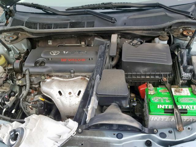 4T4BE46K29R100943 - 2009 TOYOTA CAMRY BASE GREEN photo 7