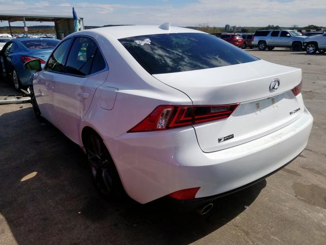 JTHBA1D22G5009527 - 2016 LEXUS IS 200T WHITE photo 3