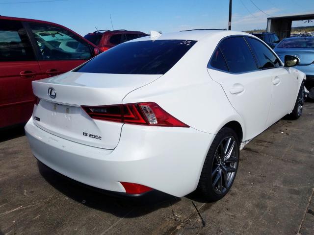 JTHBA1D22G5009527 - 2016 LEXUS IS 200T WHITE photo 4