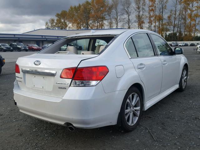 4S3BMDJ66D2018178 - 2013 SUBARU LEGACY 3.6 WHITE photo 4