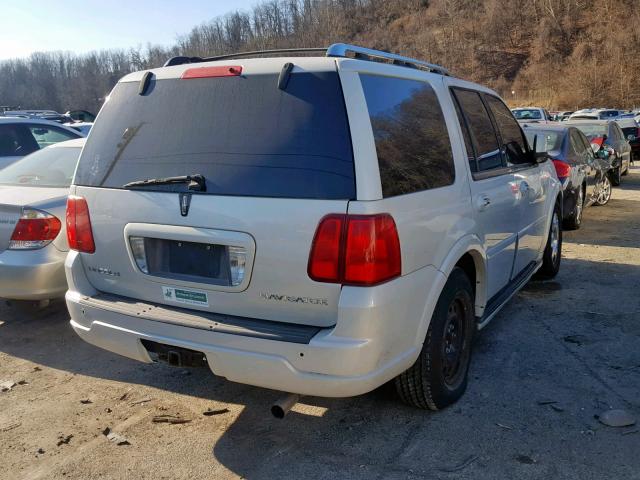 5LMFU28535LJ06340 - 2005 LINCOLN NAVIGATOR WHITE photo 4