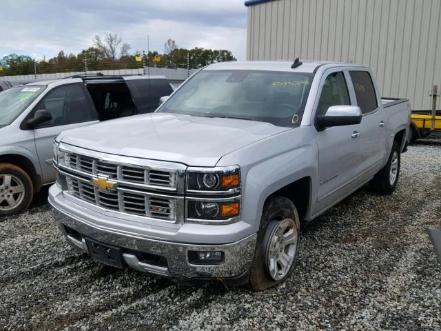 3GCUKSEC3FG216147 - 2015 CHEVROLET SILVERADO SILVER photo 2