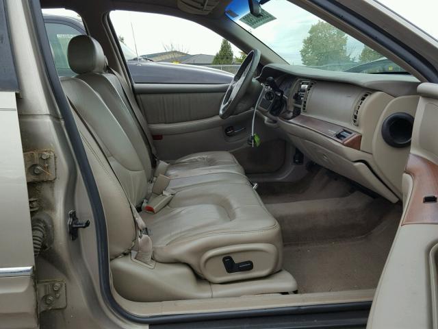 1G4CW54K714233612 - 2001 BUICK PARK AVENU TAN photo 5