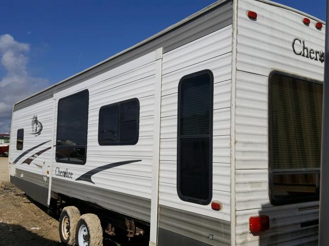 4X4TCKF297Y104615 - 2007 WILDWOOD CHEROKEE WHITE photo 3