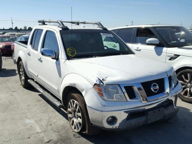 1N6AD0ER9AC426301 - 2010 NISSAN FRONTIER C WHITE photo 1