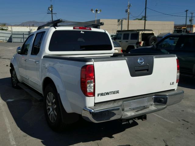 1N6AD0ER9AC426301 - 2010 NISSAN FRONTIER C WHITE photo 3