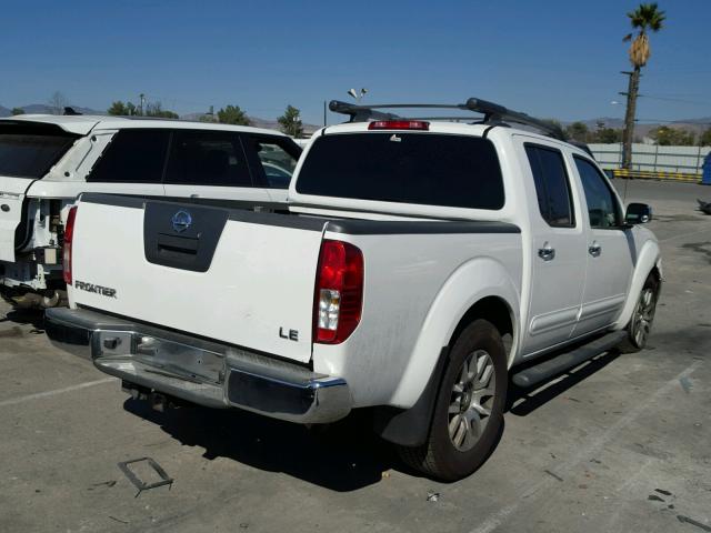 1N6AD0ER9AC426301 - 2010 NISSAN FRONTIER C WHITE photo 4