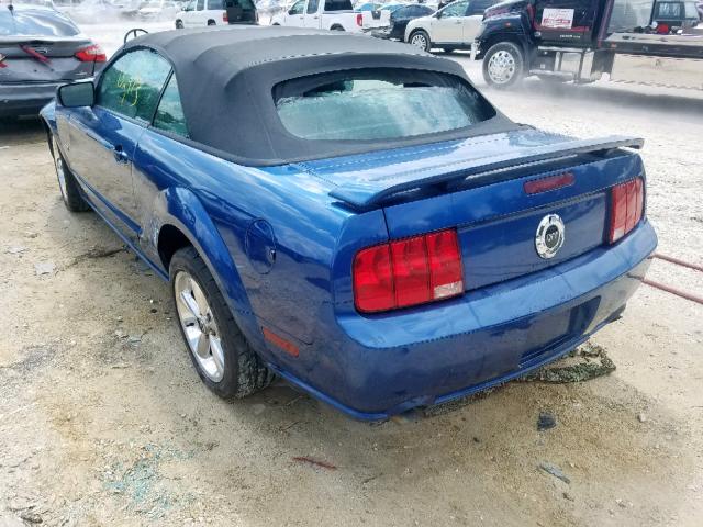 1ZVHT85H165218965 - 2006 FORD MUSTANG GT BLUE photo 3