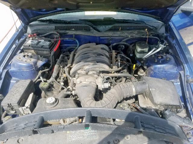 1ZVHT85H165218965 - 2006 FORD MUSTANG GT BLUE photo 7