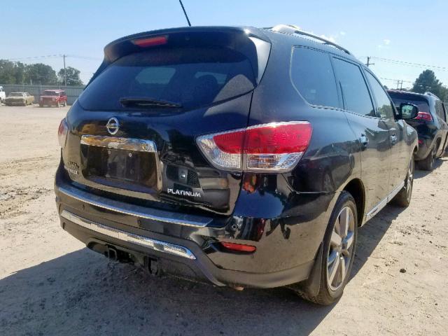 5N1AR2MN0EC688398 - 2014 NISSAN PATHFINDER BLACK photo 4