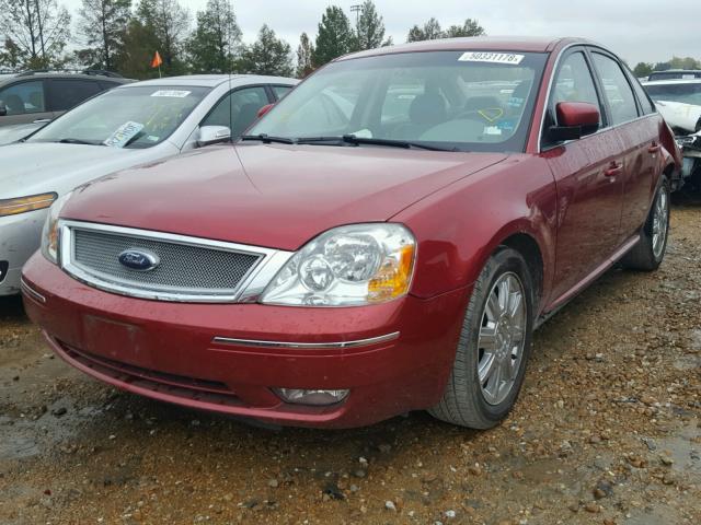 1FAHP24177G130538 - 2007 FORD FIVE HUNDR RED photo 2