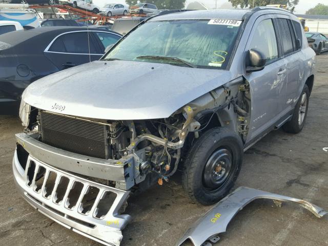 1C4NJCBB1FD171375 - 2015 JEEP COMPASS SP SILVER photo 2