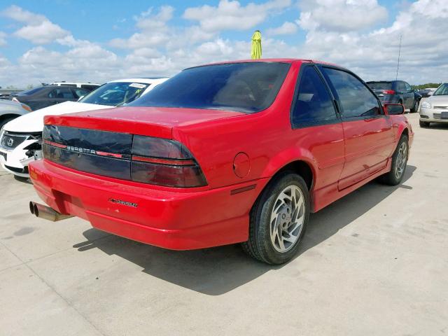 1G1LW15M1SY101350 - 1995 CHEVROLET BERETTA Z2 RED photo 4