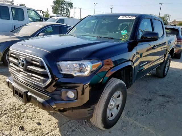 3TMAZ5CN4GM015526 - 2016 TOYOTA TACOMA DOU BLACK photo 2