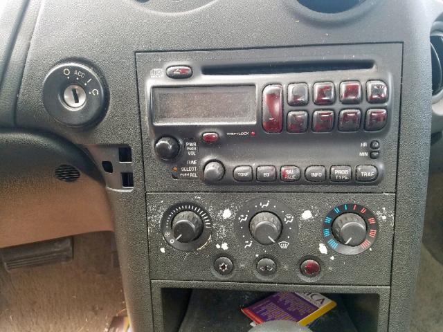 2G2WP522141205696 - 2004 PONTIAC GRAND PRIX GRAY photo 9