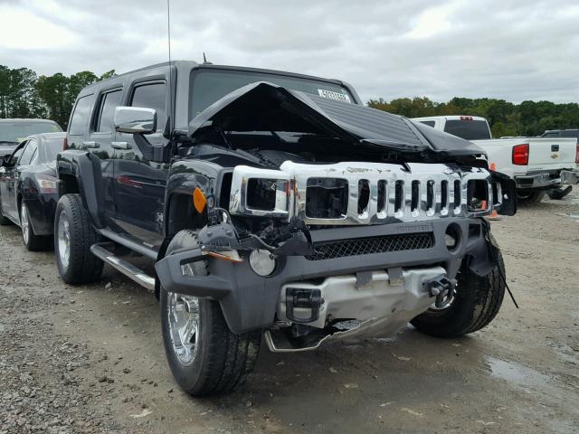 5GTEN13E098160777 - 2009 HUMMER H3 BLACK photo 1