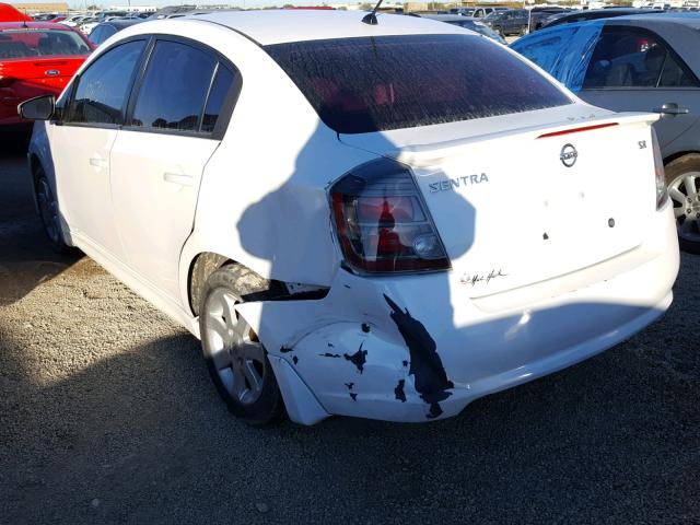 3N1AB6AP1AL728043 - 2010 NISSAN SENTRA 2.0 WHITE photo 3