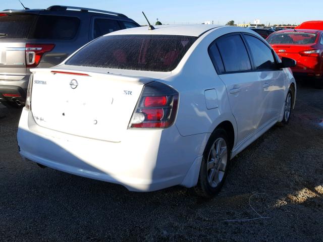 3N1AB6AP1AL728043 - 2010 NISSAN SENTRA 2.0 WHITE photo 4